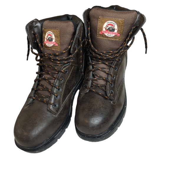 BRAHMA Men’s Boots Steel Toe meets ASTM 241318 Standard. Oil & slip resistant - Picture 6 of 11
